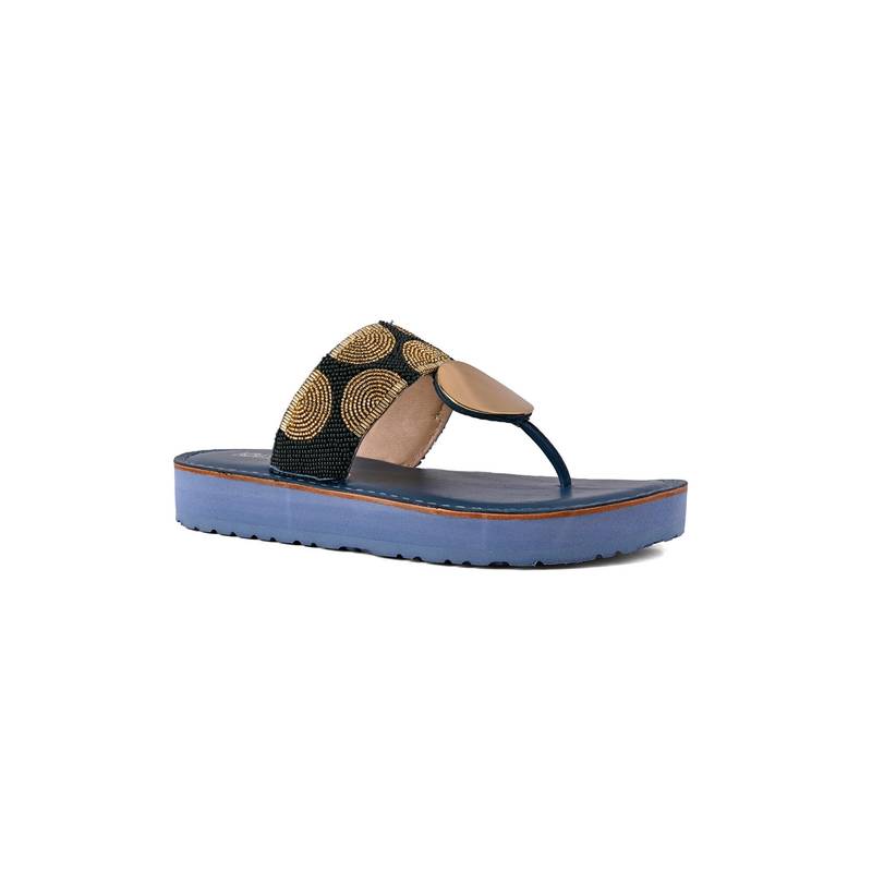 Vanilla Moon Women Veena Sandals - Blue (EURO 36)