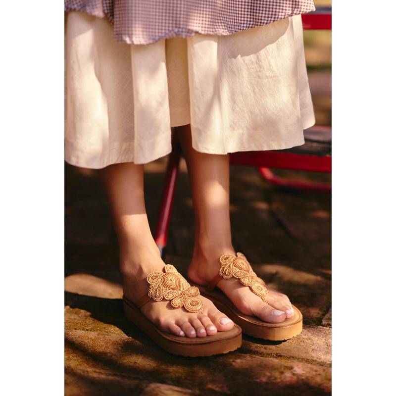 Vanilla Moon Women Veronica Sandals - Tan (EURO 37)