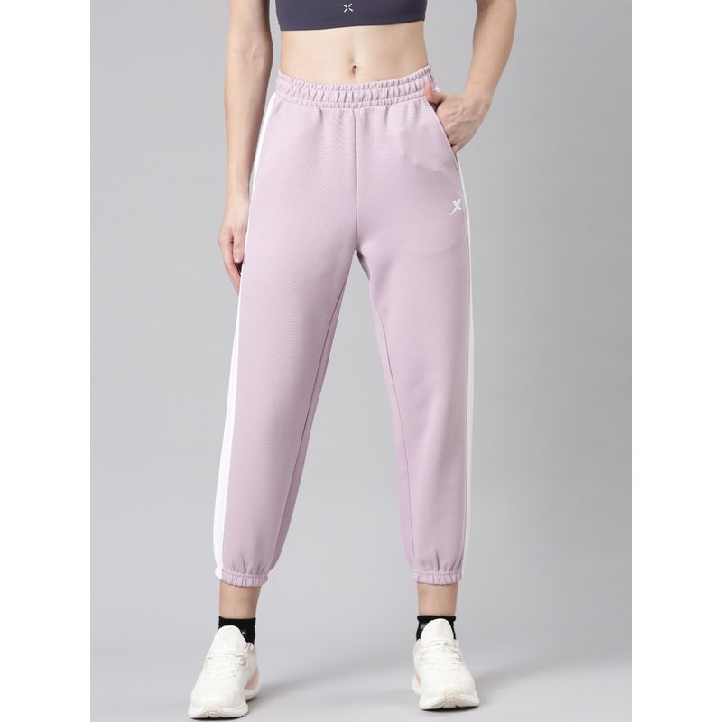 Xtep Training Free Dancer Themed Silky Air Layer Design Athletic Jogger for Women Purple (XL)