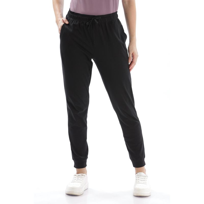 DOMIN8 Womens Organic Cotton Jogger Pant with Side Pocket and Drawstring (XS)