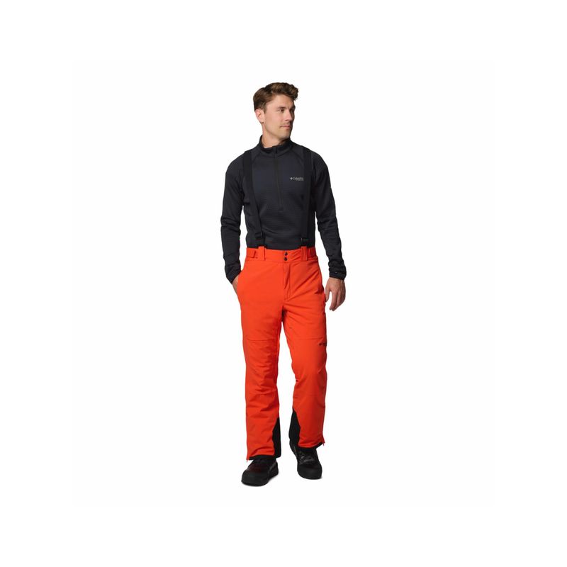 Columbia Mens Orange Cirque Bowl Snow Pant (L)