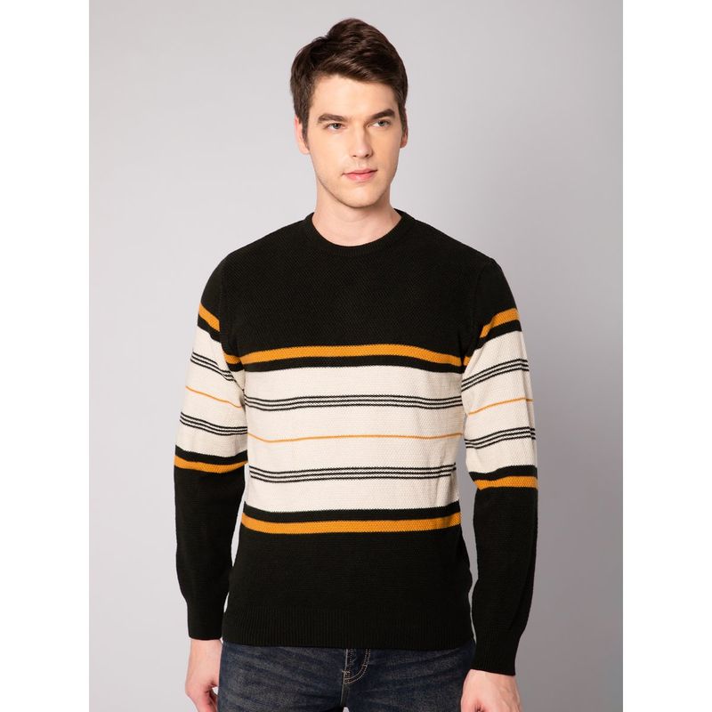 Cantabil Men Olive Sweater (L)