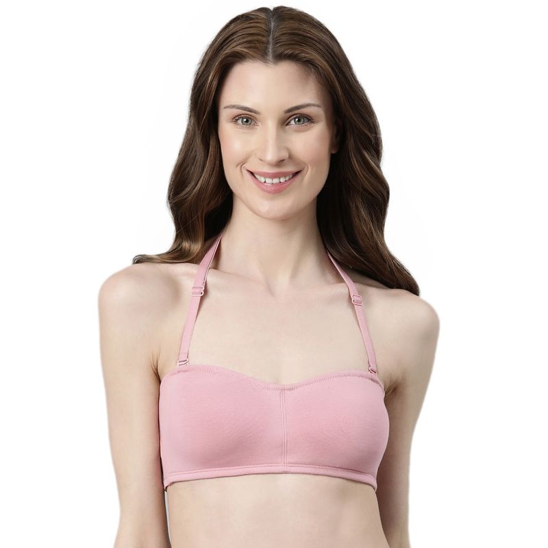 Enamor Perfect Shaping Cotton Strapless Bra Non Padded and Wire Free (36B)