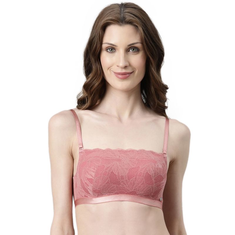 Enamor Lace Cami Push Up Bra Full Coverage Padded and Wired (36B)