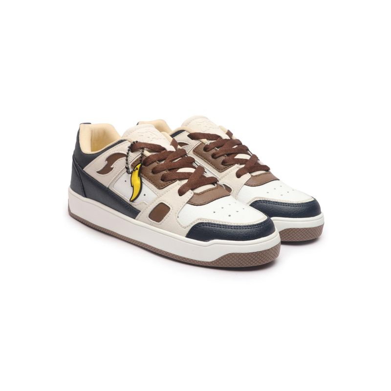 ZAYDN Ashton Navy Blue Cream Mens Casual Sneakers (UK 6)