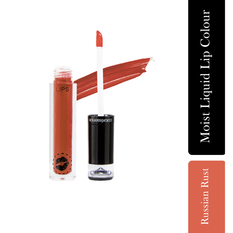 Coloressence Moist Matte Liquid Lipstick Longstay Waterproof Smudge Proof Lip Color - Rusian Rust