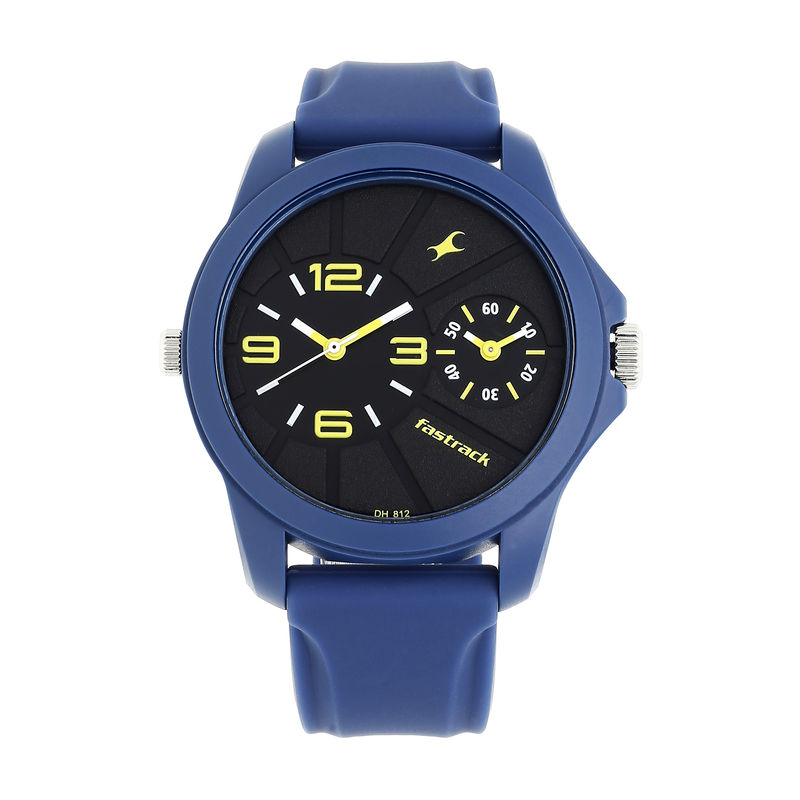 Buy Fastrack 38042PP03 Black Dial Analog Watch For Men Online