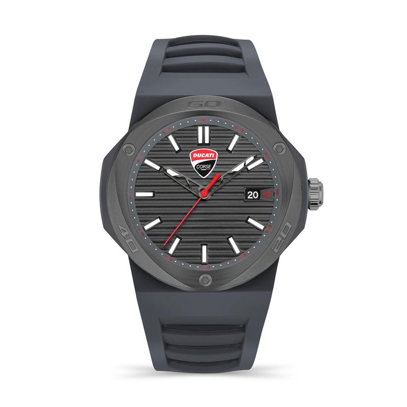 Ducati Orologio analogico da uomo con quadrante nero-DTWGO0001005