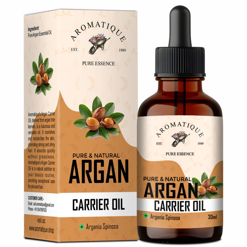 Aromatique Moroccan Argan Carrier Oil For Hair Growth & Skin