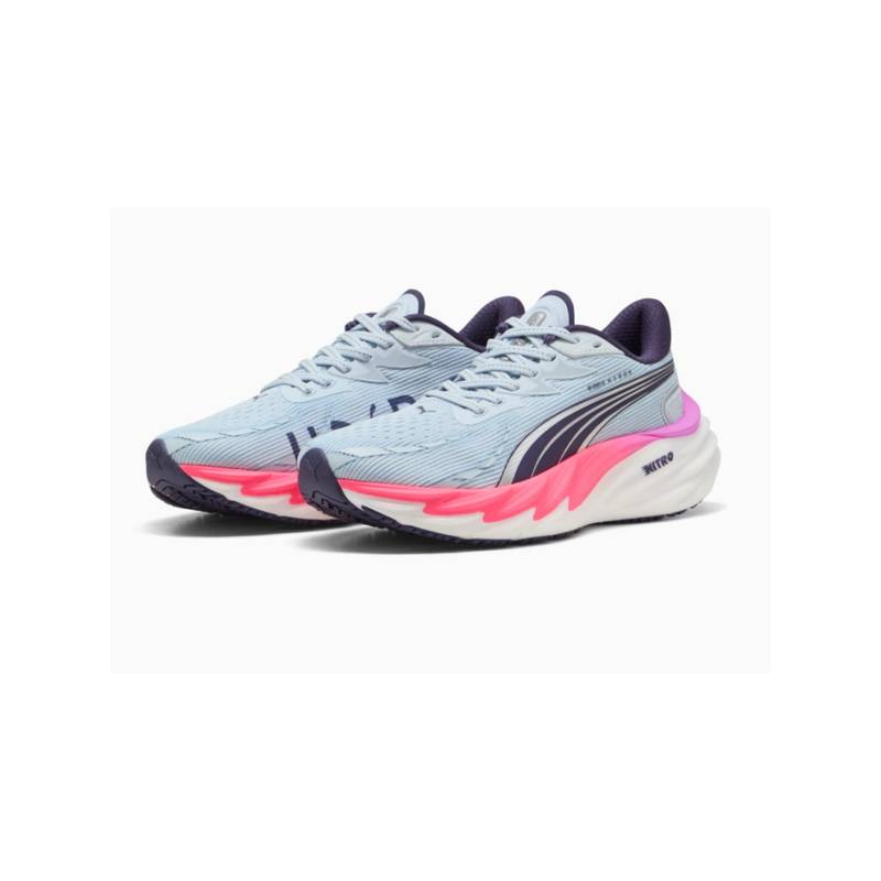 Puma Women Blue Velocity NITRO 4 X HYROX Wns Running Shoes (UK 6)