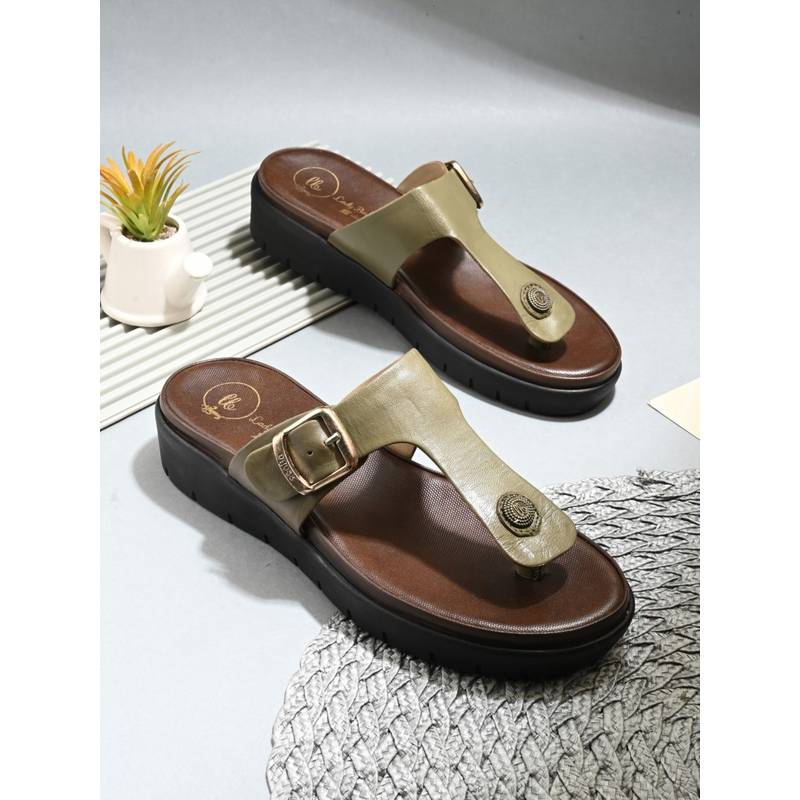 EGOSS Women Olive Lady Boss Sandals (EURO 38)