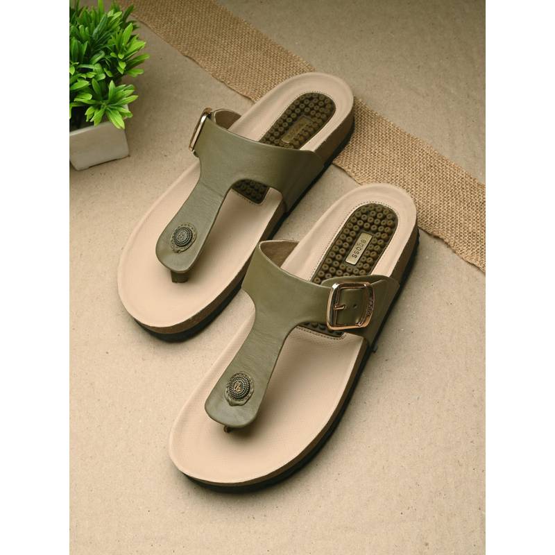 EGOSS Women Olive Lady Boss Sandals (EURO 36)