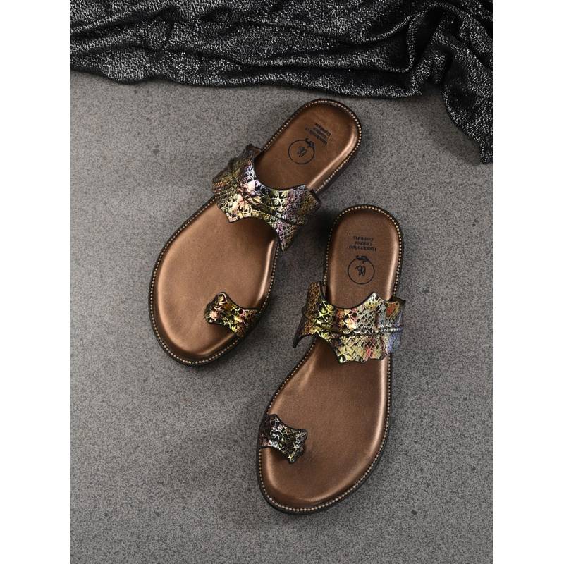EGOSS Women Multi-Color Lady Boss Flats (EURO 36)