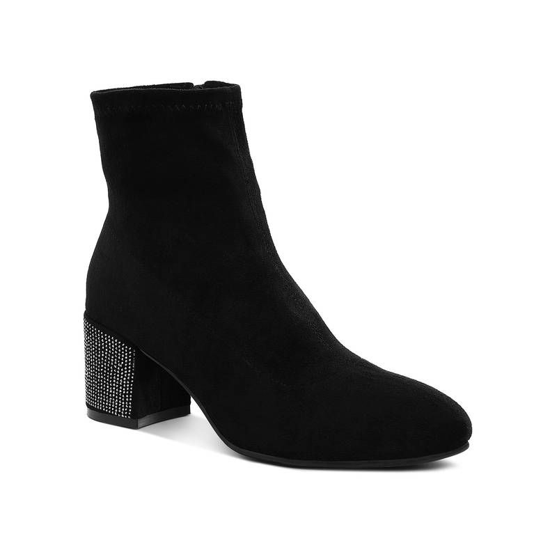 Rag & Co Women Black Casual Boots (EURO 37)