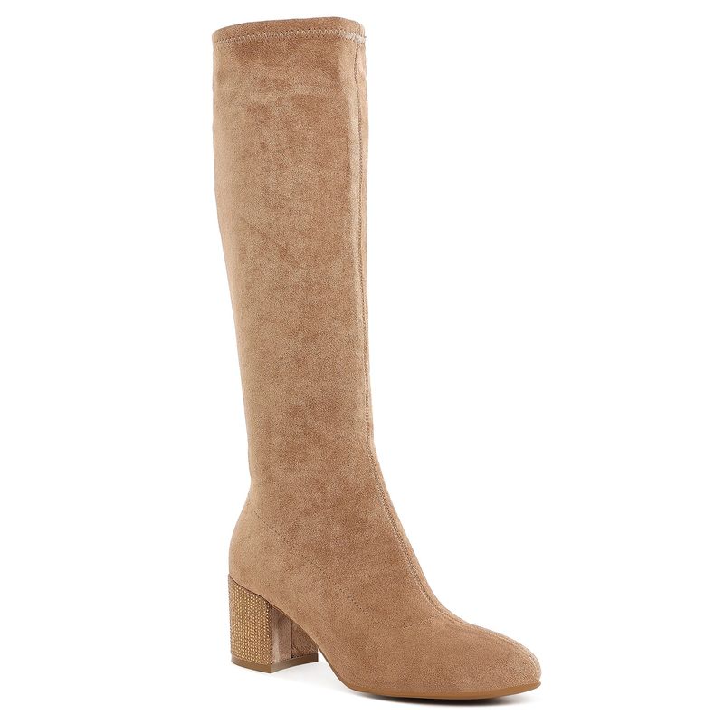 Rag & Co Women Beige Casual Boots (EURO 36)