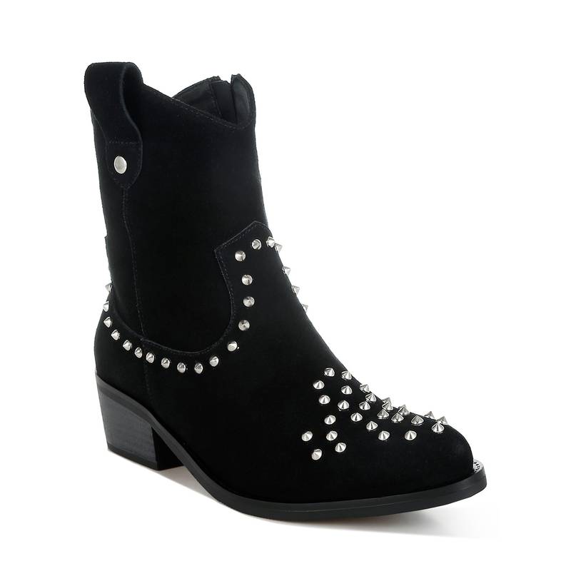 Rag & Co Women Black Casual Boots (EURO 36)