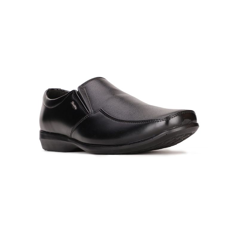Bata Solid Black Formal Shoes (UK 9)