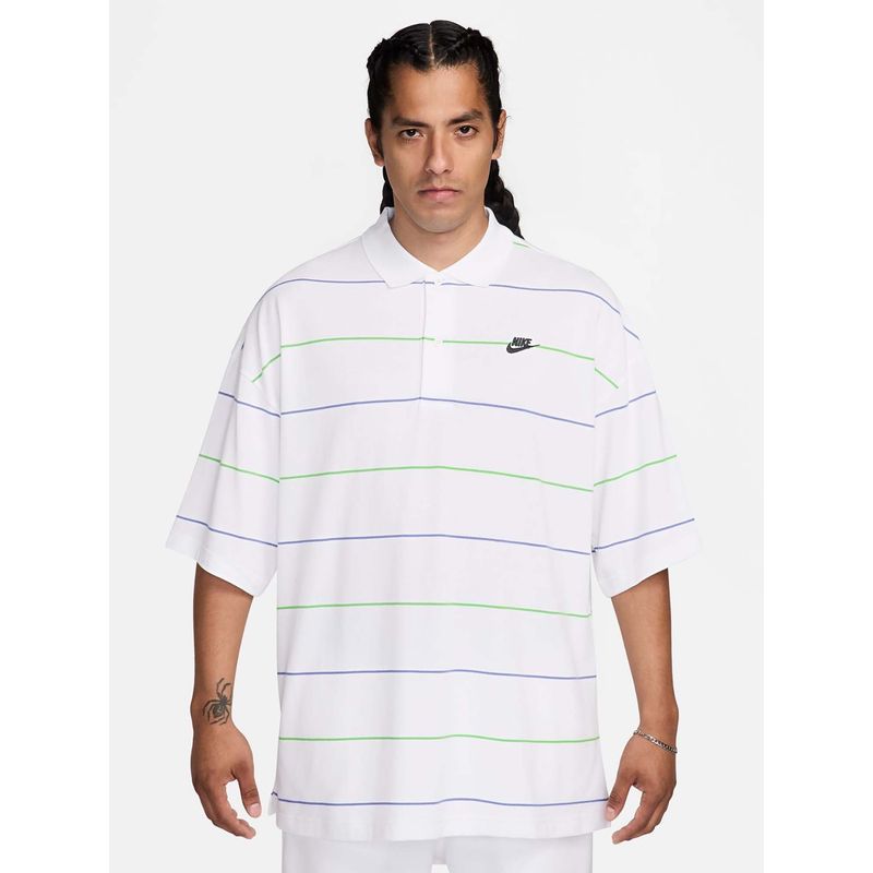 Nike Sportswear Club Men's Oversized Striped Polo (S)
