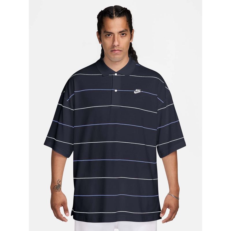 Nike Sportswear Club Men's Oversized Striped Polo (2XL)