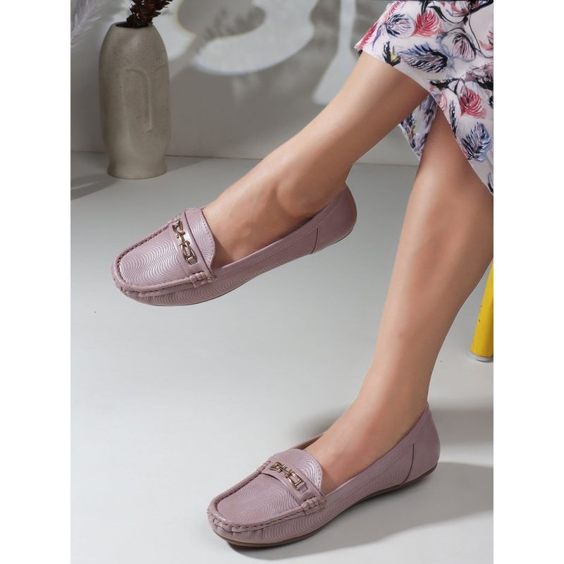 Iconics Women Slip On Purple Loafers (EURO 36)
