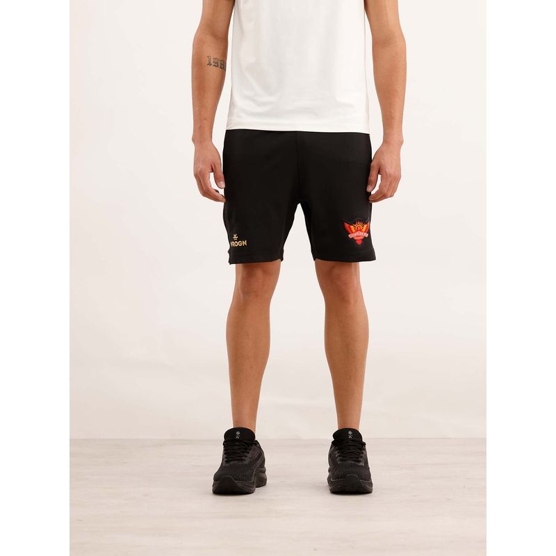WROGN Black Colorblock Polyester Blend Shorts (28)