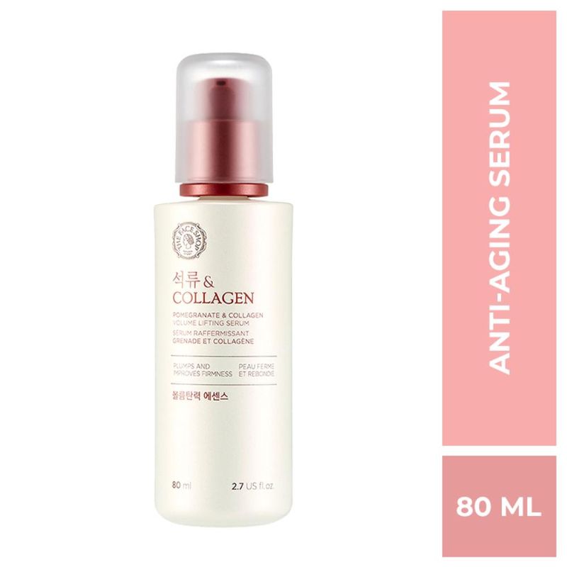 The Face Shop Pomegranate And Collagen Serum, With 10% Collagen & Hyaluronic Acid, For Skin Firming