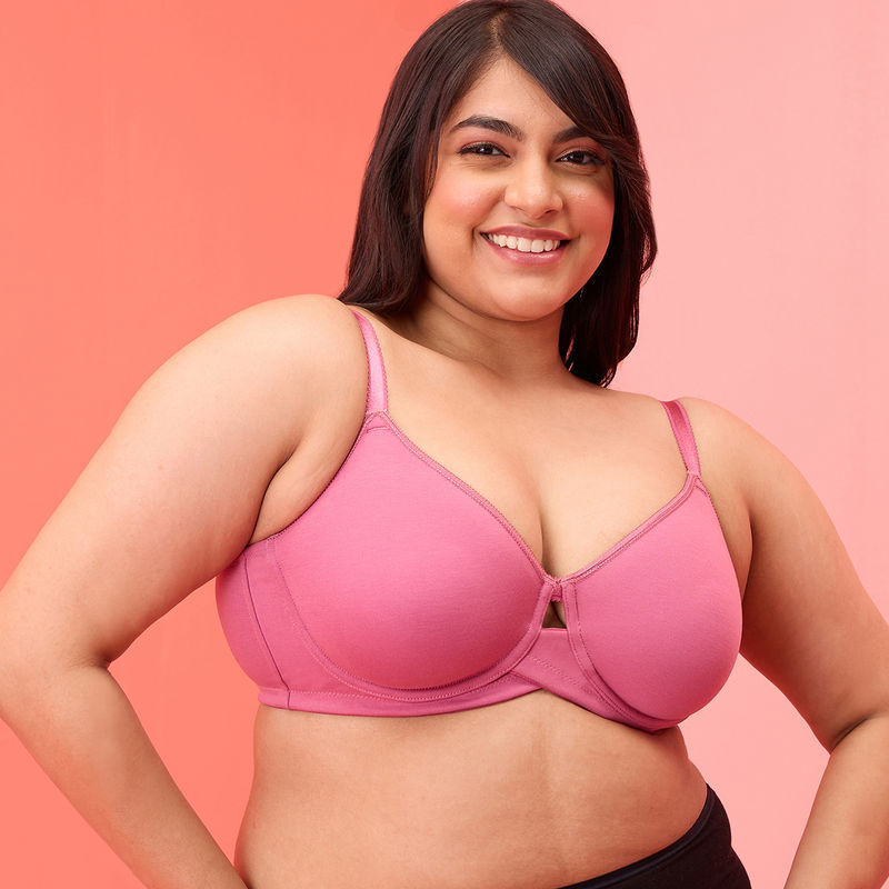 Nykd by Nykaa Support T-Shirt Bra -Rose NYB263 (38DD)