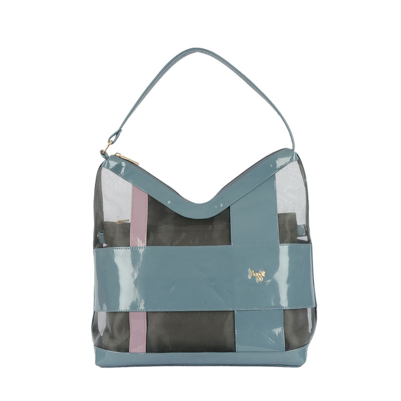 Baggit L Zizi Grey Handbag (L)