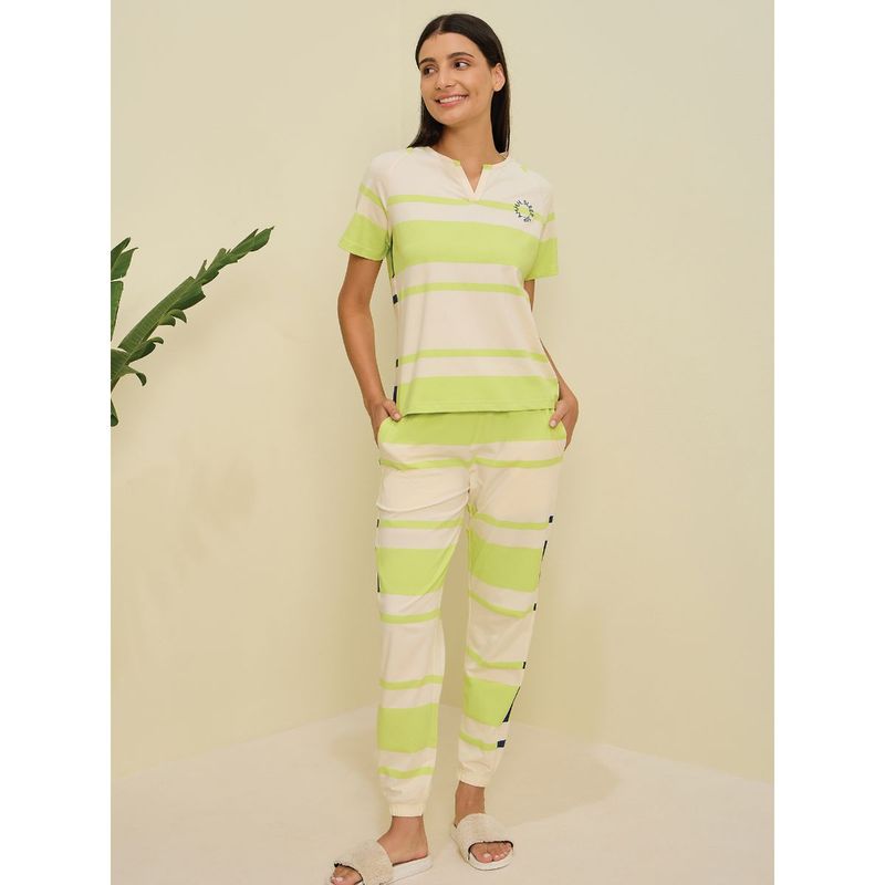 Sweet Dreams Women Printed T-Shirt and Pyjama (2XL)
