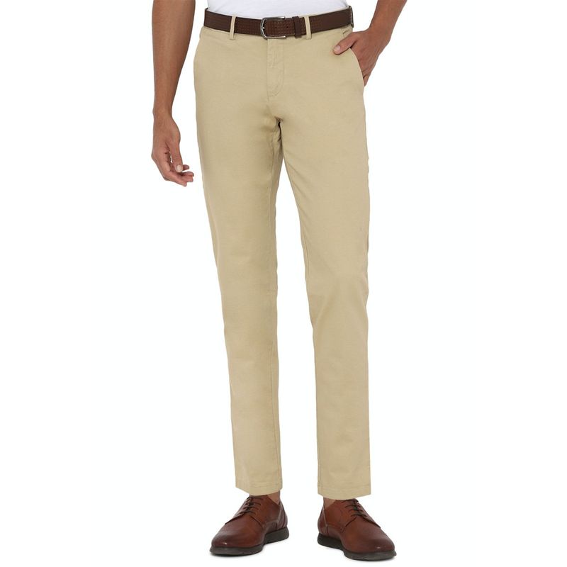 Buy Allen Solly Beige Trouser Online