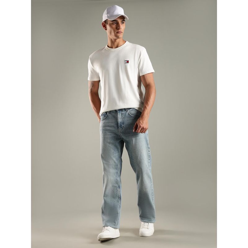 Tommy Hilfiger Men Blue Solid Jeans (34)