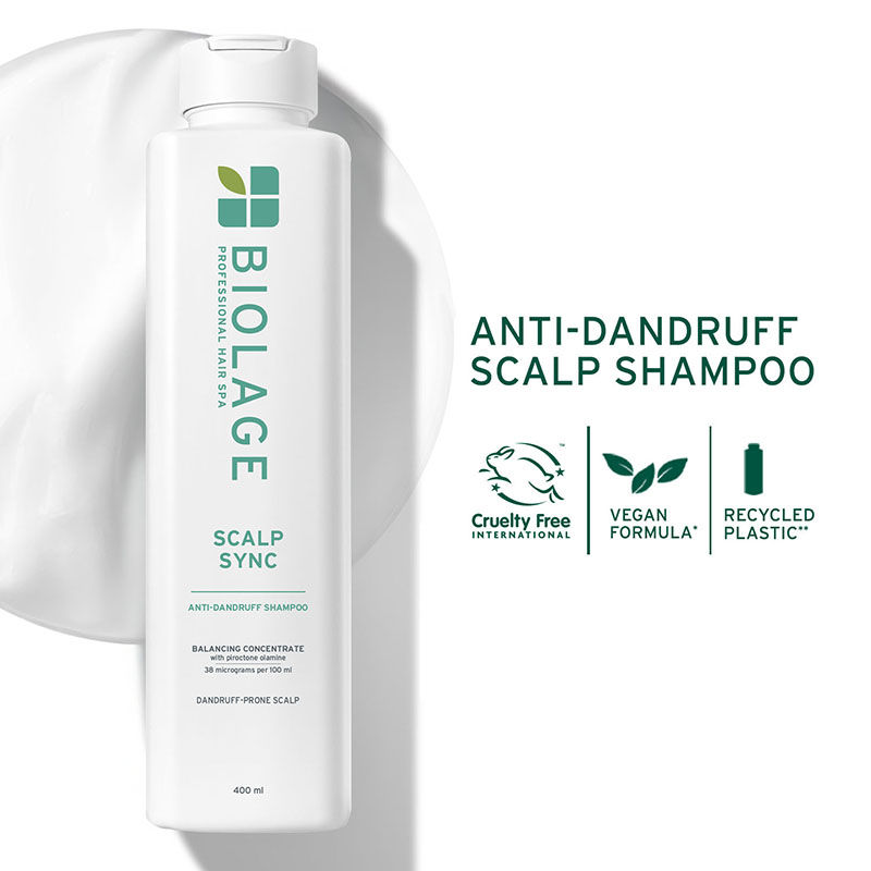Biolage Scalp Sync Anti-Dandruff Shampoo, Removes Visible Flakes After 1st Wash