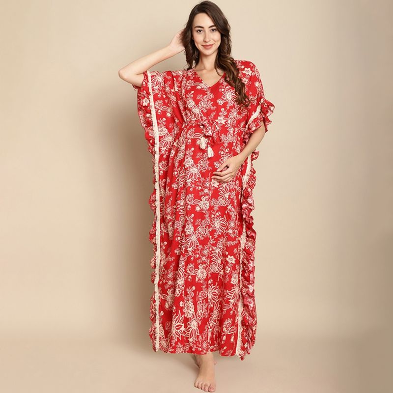 Raspberry Wishdrop Kaftan