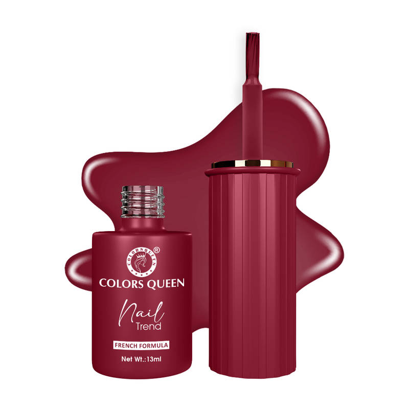 Colors Queen Trend French Formula Nail Polish - Claret Crumb