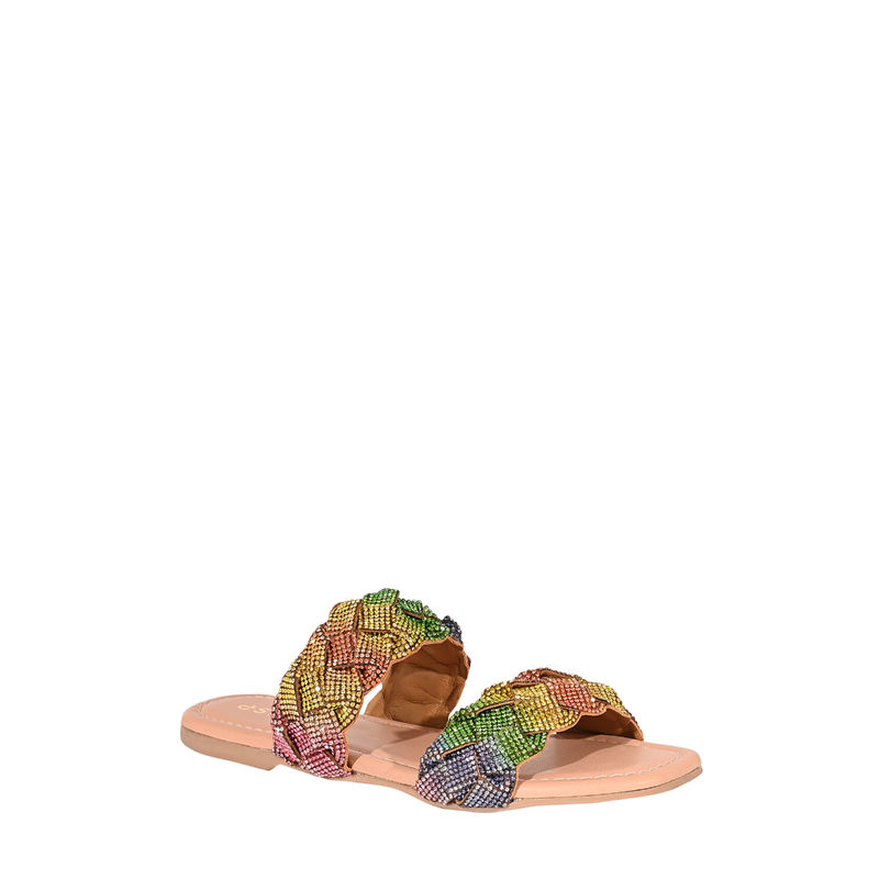 Eske Multi-Color Elle Genuine Leather Slip On Flats (EURO 36)