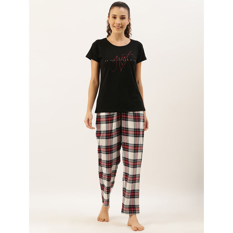 Clt.s Women Tshirt & Pyjamas Black Buy Clt.s Women Tshirt