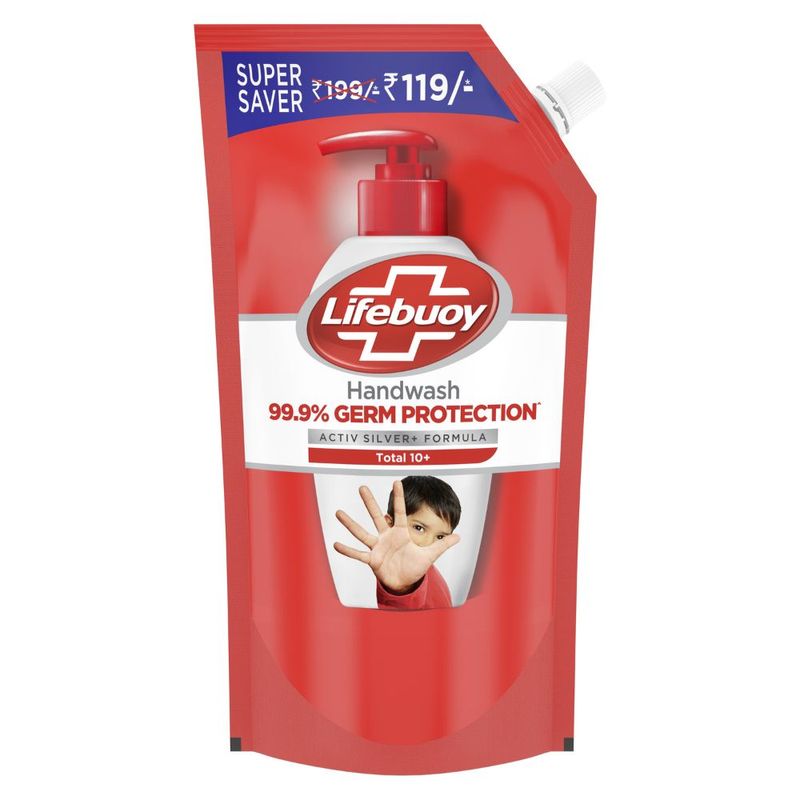 Lifebuoy Total 10 Activ Naturol Germ Protection Handwash Refill - 750