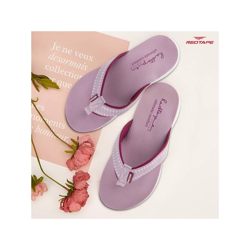 Red Tape Womens White Eva Comfort Flipflops (UK 5)