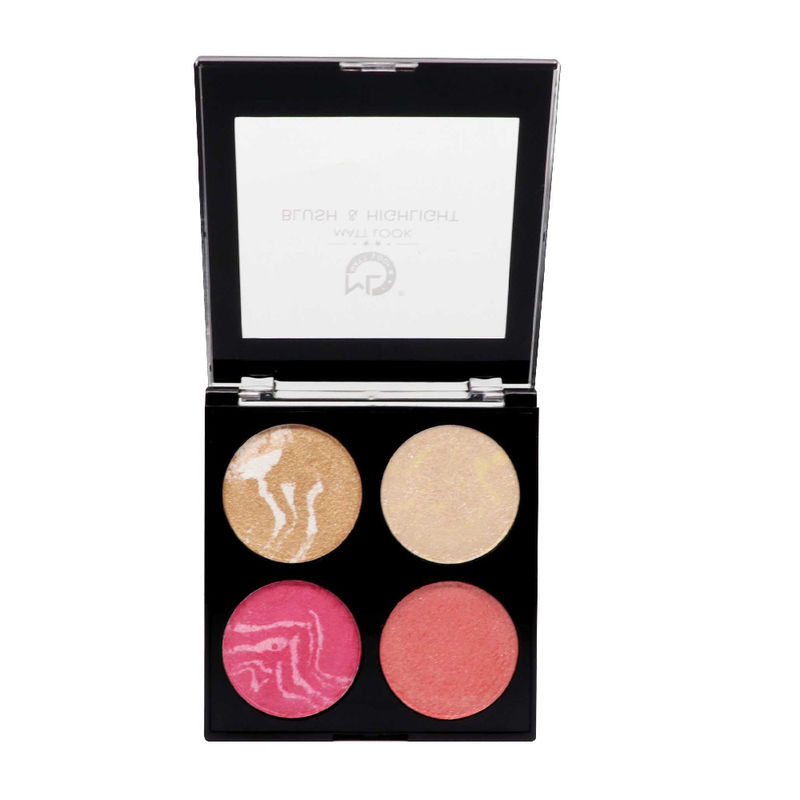 Matt look Makeup Series Baked Blush & Highlight Palette Buy Matt look