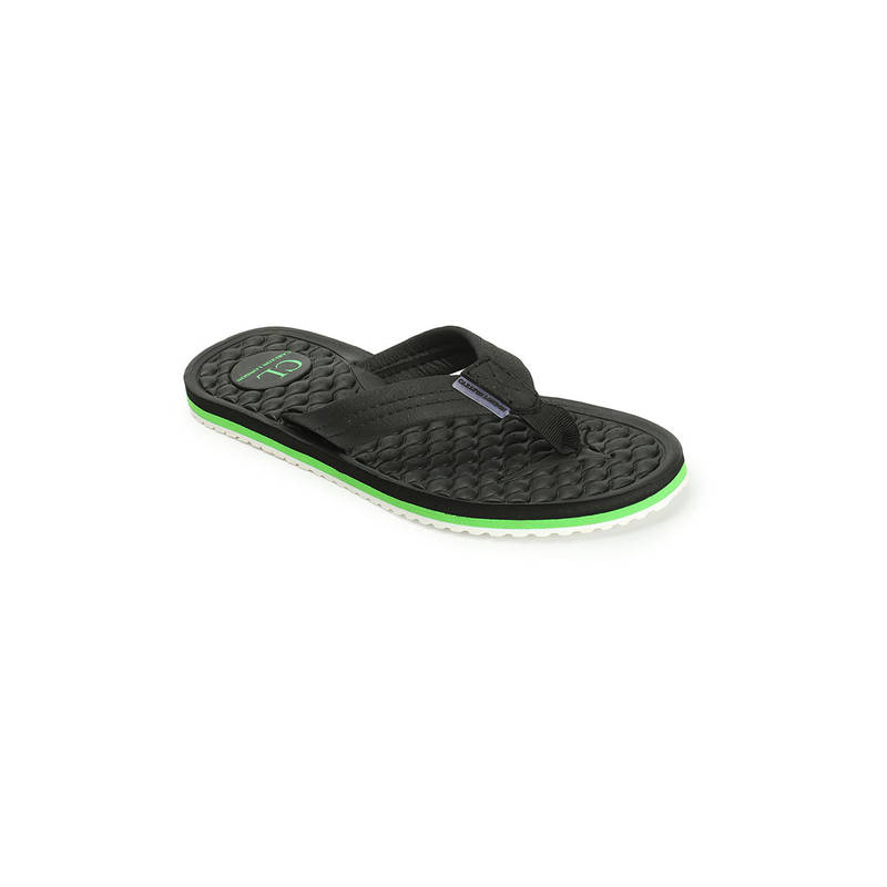Carlton London Womens Black Color Solid Comfortable Flip Flops (EURO 36)