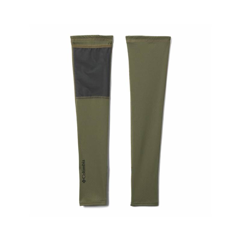 Columbia Unisex Green Omni-Wick Freezer II Hiking Trekking Arm Sleeves (S/M)