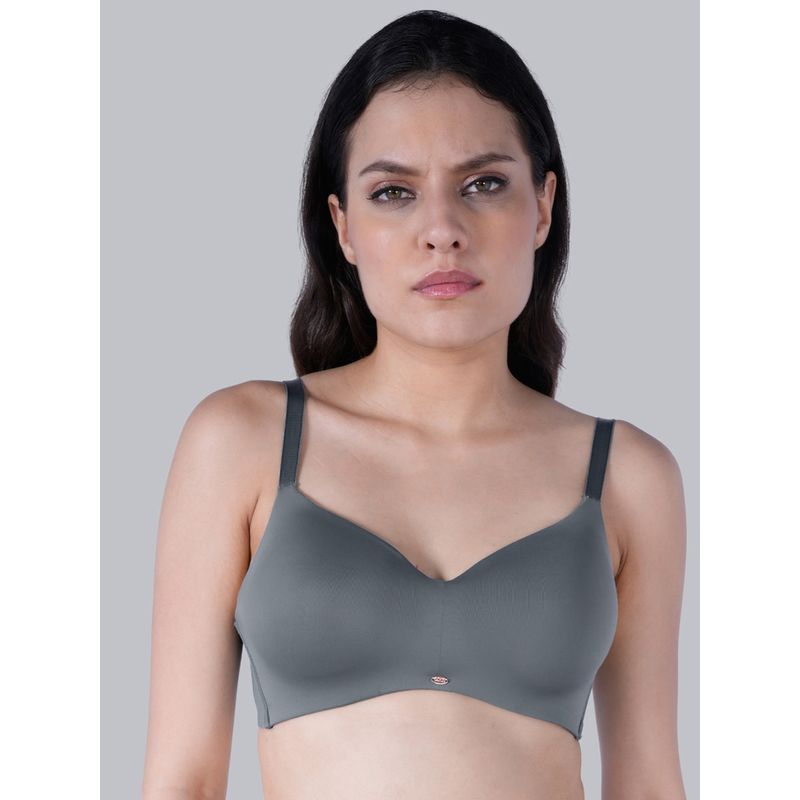 SOIE Womens Full Coverage Padded Non-Wired Ultra Soft Seamless Bra (34B)
