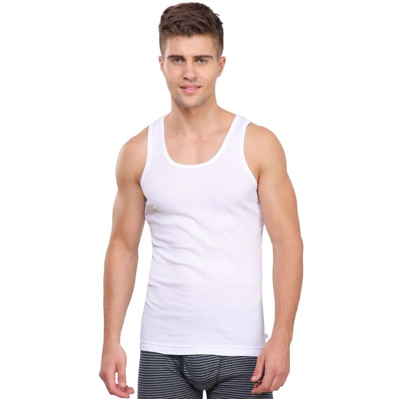 Jockey White Modern Under shirt - Style Number- 8823 (M)