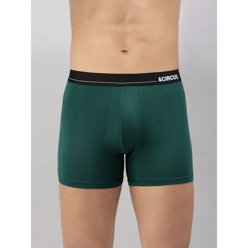 Tailor and Circus Men Boxer Briefs Green Mid Waist (2XL)