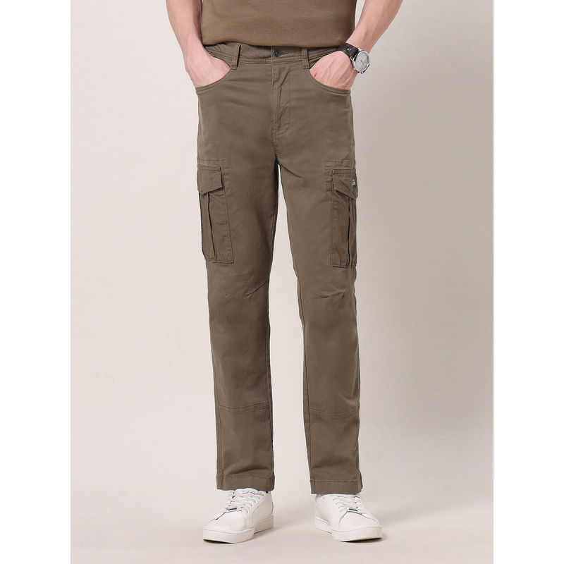 U.S. Polo Assn. Denim Co. Brown Straight Fit Cargo (36)