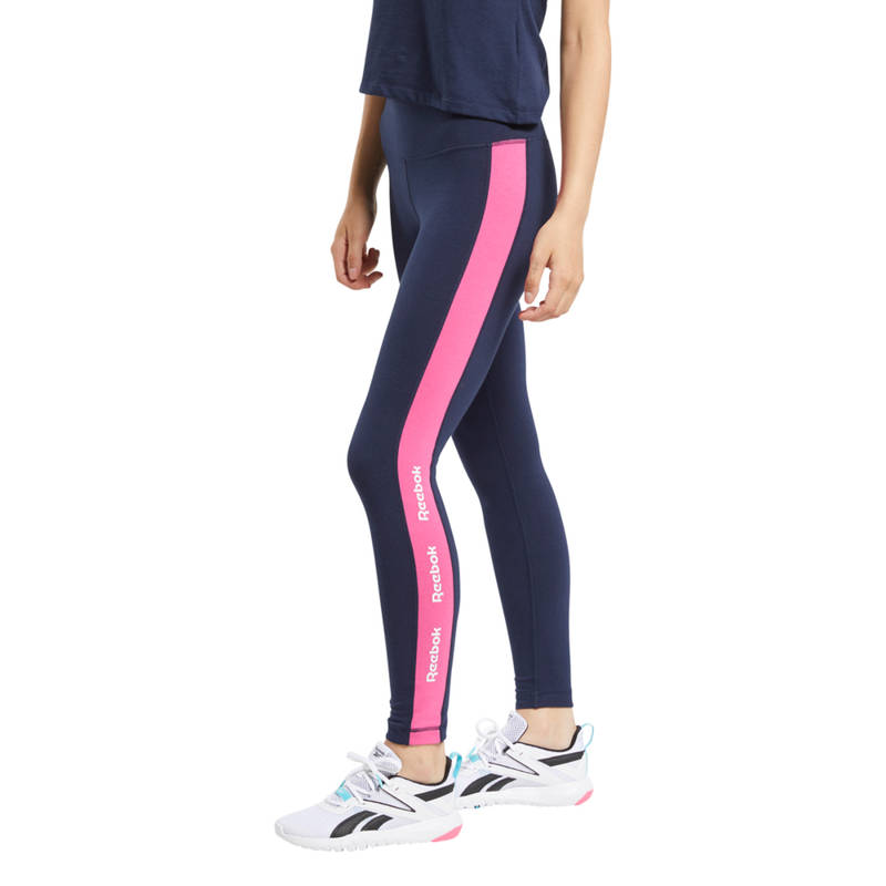 Reebok TE Linear Logo CT Legging Navy Training Tights (2XS)