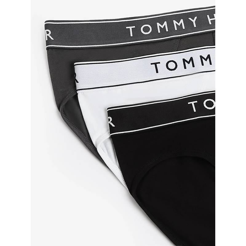 Tommy Hilfiger Men Multi-Color Solid Briefs (Pack of 3) (L)