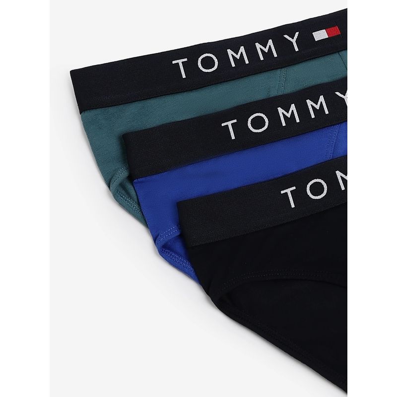 Tommy Hilfiger Men Multi-Color Solid Briefs (Pack of 3) (S)