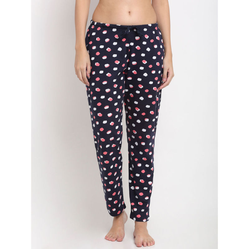 Kanvin Womens Printed Pyjamas Black (S) Black