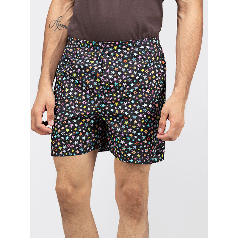 Whats Down Sky Full of Stars Boxers - Black (XL)